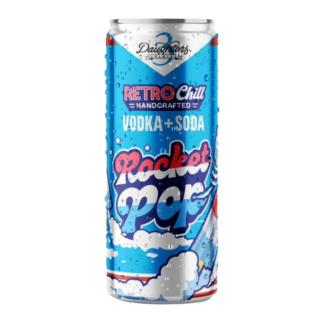 3 Daughters RetroChill Rocket Pop 4x(12oz) cans