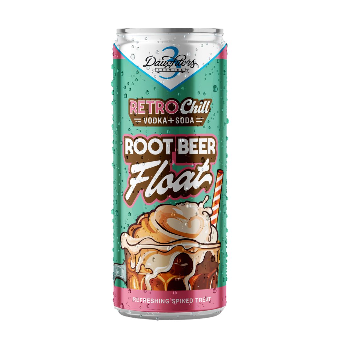 3 Daughters RetroChill Rootbeer Float 4x(12oz) cans