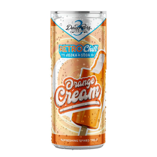 3 Daughters RetroChill Orange Creamsicle 4x(12oz) cans